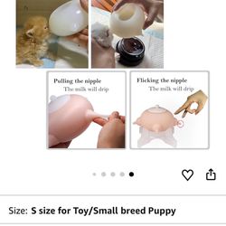 Puppy Milk Feeder Nipple Puppy Bottle 
