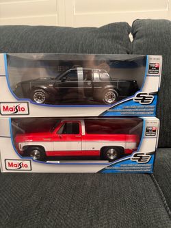 die cast toy 1987 Buick grand national & 74 c10