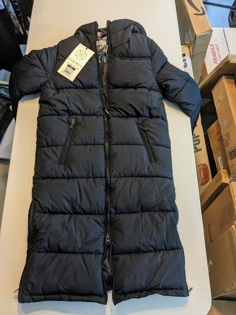 PUREMSX Winter Insulated Parka, Unisex Small
