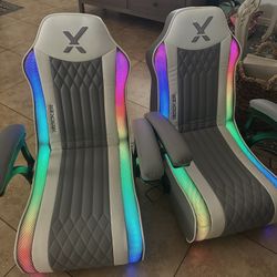 Foldable + Light Up Rocking Gamer Chairs