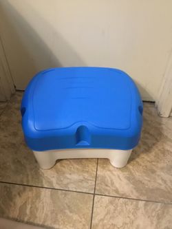 Toddler Step Stool With Storage By The First Years