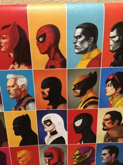 Superhero wall hanging