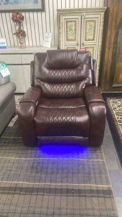 Power Recliner Chair With LED  Light 