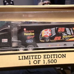 Limited edition Mac Tools Racing Havoline #28 NASCAR Transporter diecast