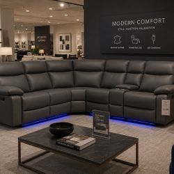🔥 Luxury Power Reclining Sectional Only $1399! 🔥