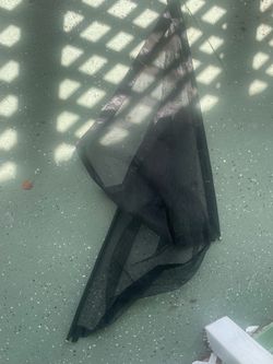 Black Mesh dog gate
