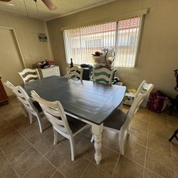 Dining Table With 6 Chairs 