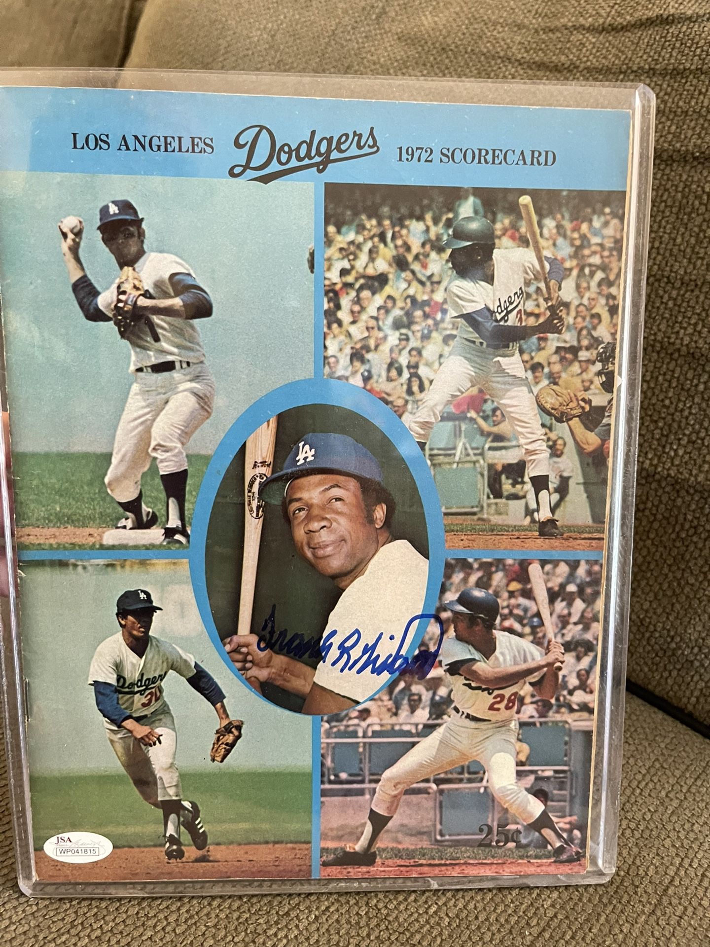 HOF Legend Frank Robinson Autograph W/ JSA Coa