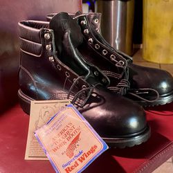 VTG RED WING 2243 SUPERSOLE ROUND TOE BOOTS Men’s‎ Size 7