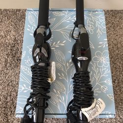 2 Revlon Curling Irons 