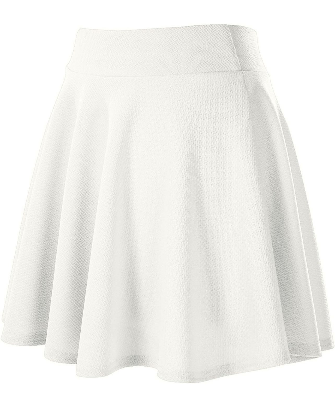Urban CoCo Women's Basic Versatile Stretchy Flared Casual Mini Skater Skirt