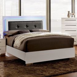 Brand New Glossy White Queen Size Bed Frame