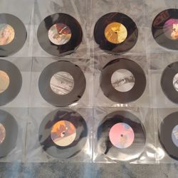 Taylor Swift Rubber Coaster (Vinyl look) lot of 12 