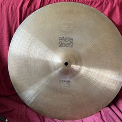 Vintage Paiste 2002 16” Crash Cymbal