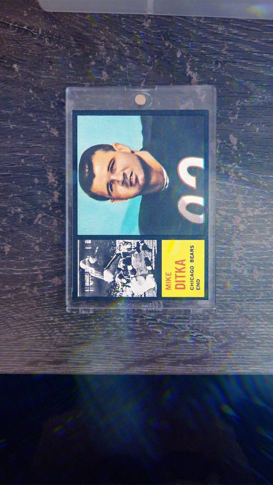 Mike Ditka 1962 Topps Rookie Card