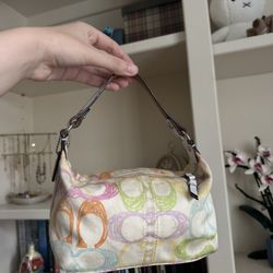 coach mini bag colorful