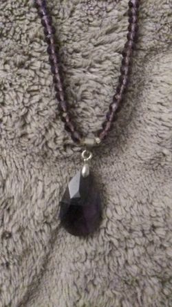Amethyst necklace