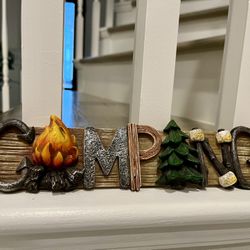 Brand New Wall Decor “CAMPING “ 