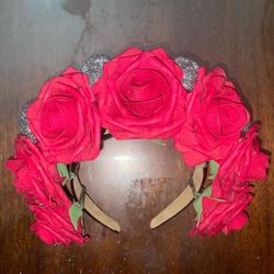 Halloween Flower Headbands with Skulls