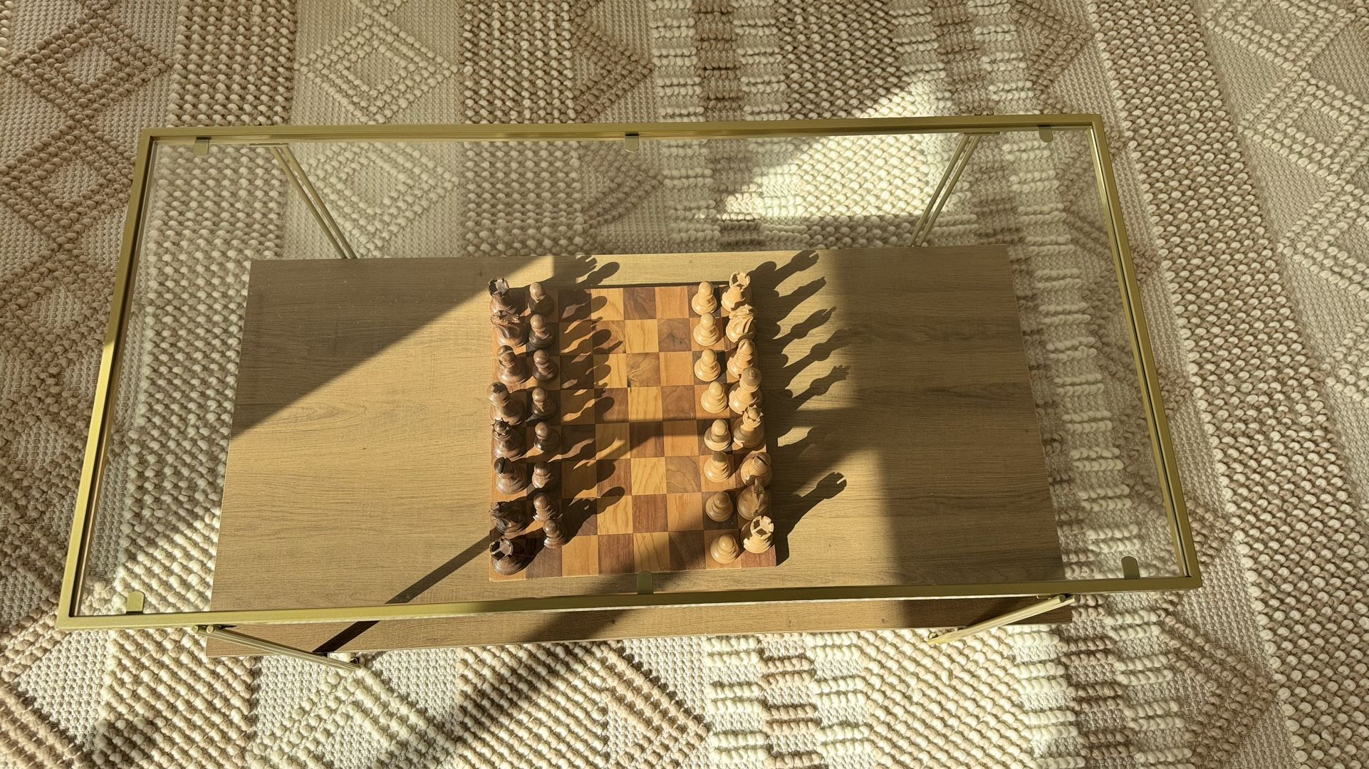 Gorgeous Wooden Chess Set 