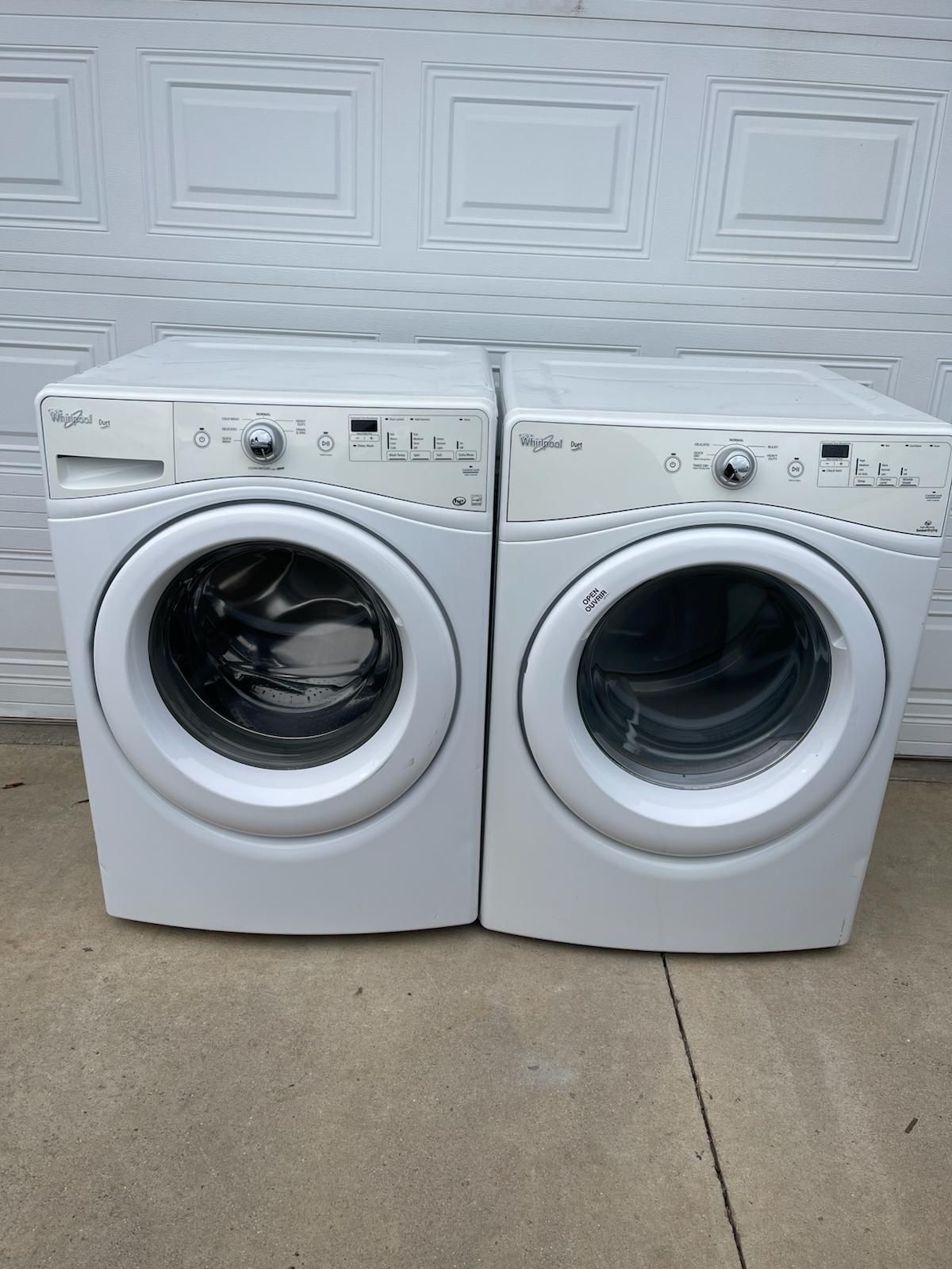 Whirlpool Set Washer And Dryer