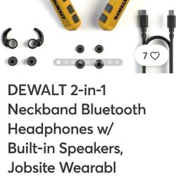 Dewalt Neckband Speakers