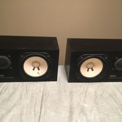 Yamaha NS-10M Pro speakers.