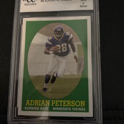 Adrian Peterson Rookie Card Mint 10 Condition