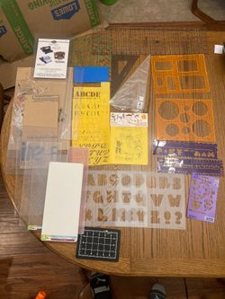 Stencils, Cutting Boards, Rulers