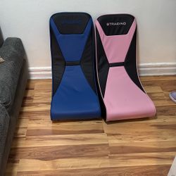 Rocker Gaming Chair For Child - 1 Blue 1 Pink $30 Each Or $50 For The Two Of Them 