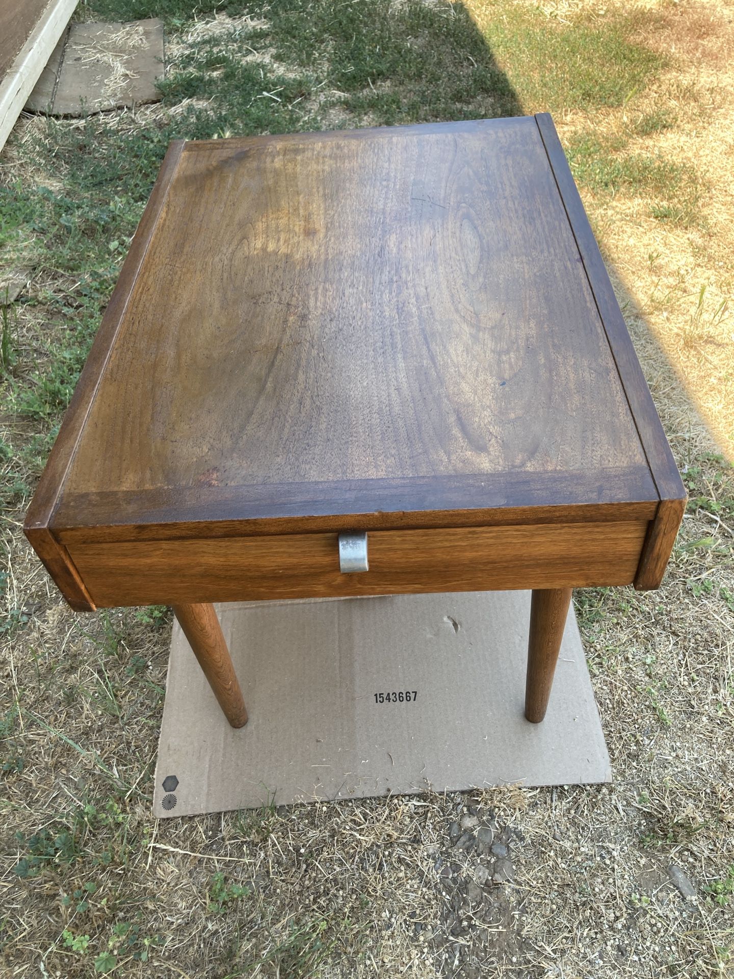 MCM American Of Martinsville End Table Walnut
