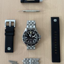 Deep Blue Daynight MIL T-100 Tritium Sapphire Dive Watch