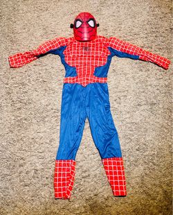 Spider-Man Kids Halloween Costume Jumpsuit size 7-10