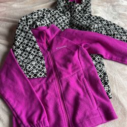 Columbia Girls medium Ski Jacket With Fleece Liner (great Condition)