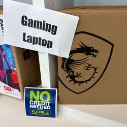 MSI GF63 Thin Gaming Laptop New -90 Day Warranty-$1 DOWN-NO Credit Needed