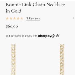 Ronnie Link Gold Chain Kendra Scott