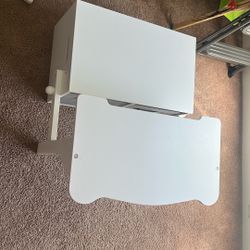 White Toddler Table Seat 