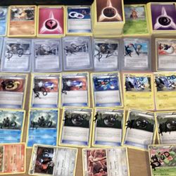 216 Pokémon card lot from 2004 Through 2016 no Holos commons uncommons and rares 