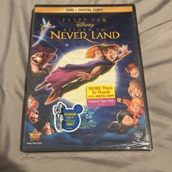 Disney Peter Pan Return To Neverland DVD New