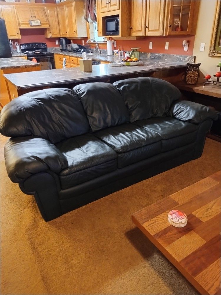 Sofa - Leather - Green