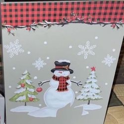 NEW SNOWMAN BATHROOM SET