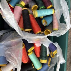 Large Spools Of Threading 