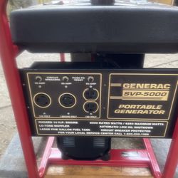 Generac  SVP-5000 Generator 240/120volts