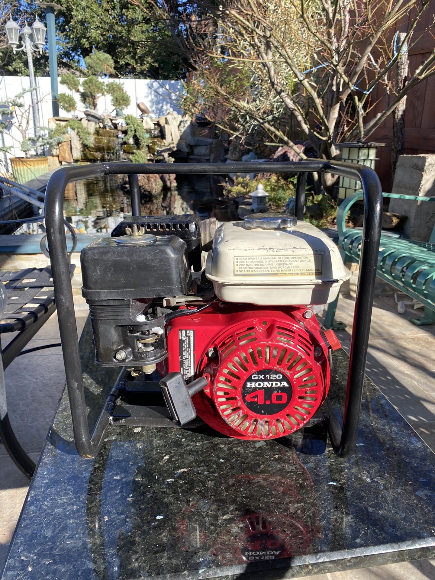 Honda water pump GX120