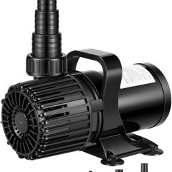VIVOSUN 3000 GPH Submersible Water Pump with Barrier Bag, 150W Pond Pump, Ultra Quiet Aquarium Pump with 15FT. Lift Height for Pond, Waterfall, Fish T