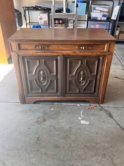 Convertible Vintage Console to Dining Table