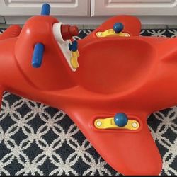 LITTLE TIKES Rocking AIRPLANE Playset Childsize Rocker 