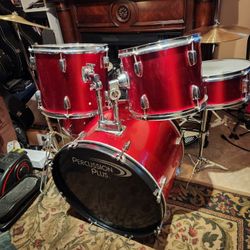5 Pc. Drum Set W Cymbals 