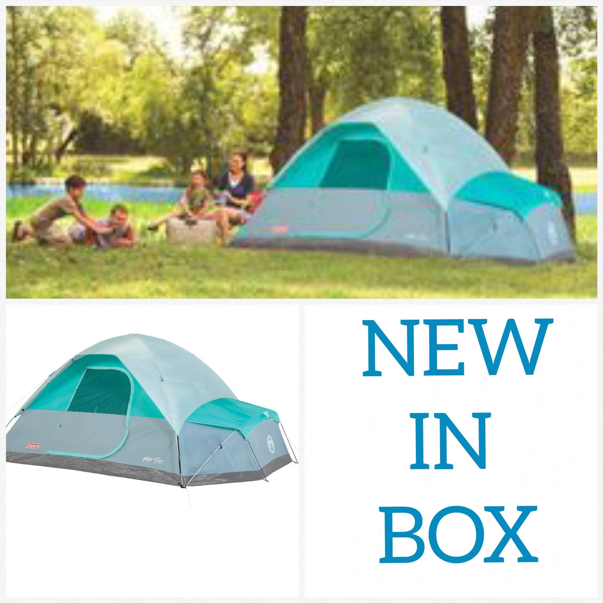 NEW IN BOX // Coleman Namakan Fast Pitch 7-Person Dome Tent