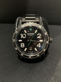 Nixon Diplomat Stainless Steel Watch Black